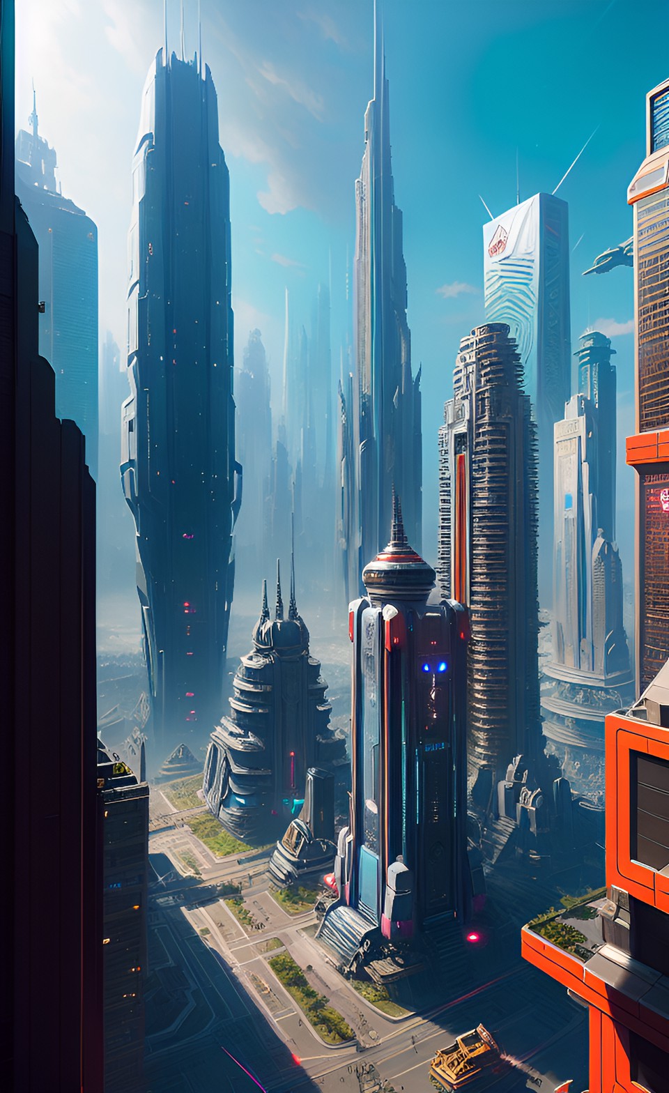 futuristic city preview