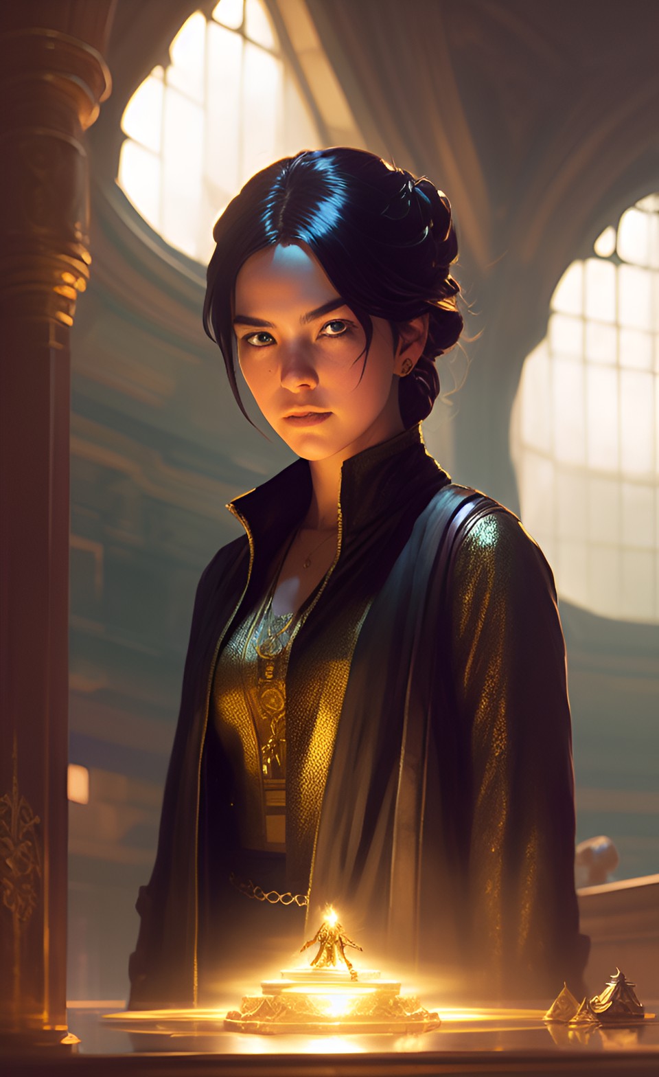 Golden Gaze - gold planeswalker preview