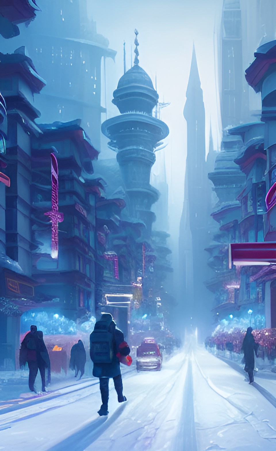 futuristic city preview