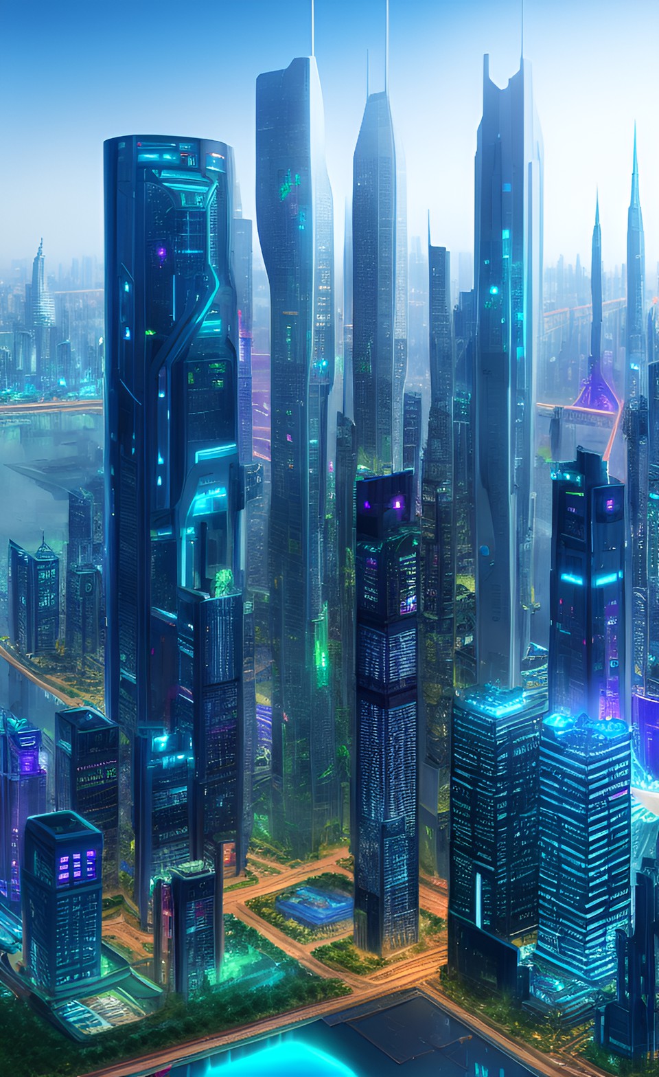 futuristic city preview