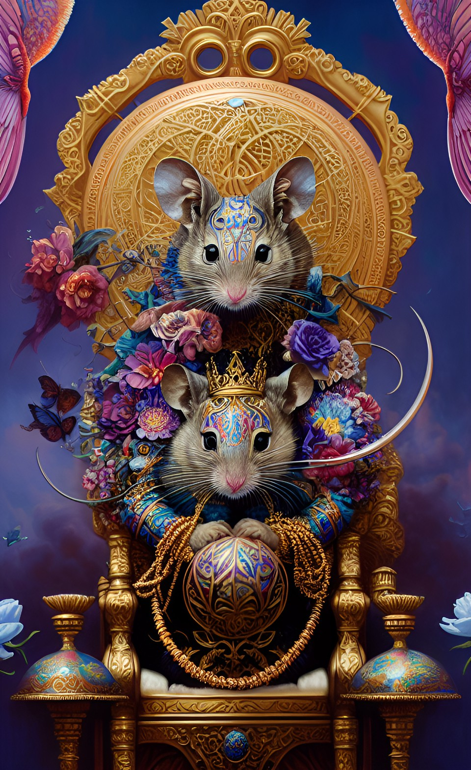 warrior mouse on the throne preview