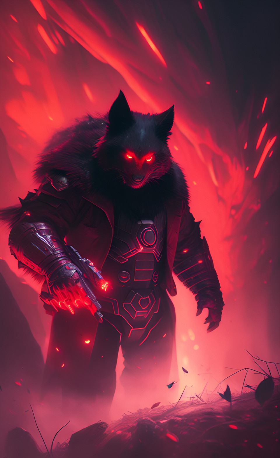 scarlet red glowing eyes preview