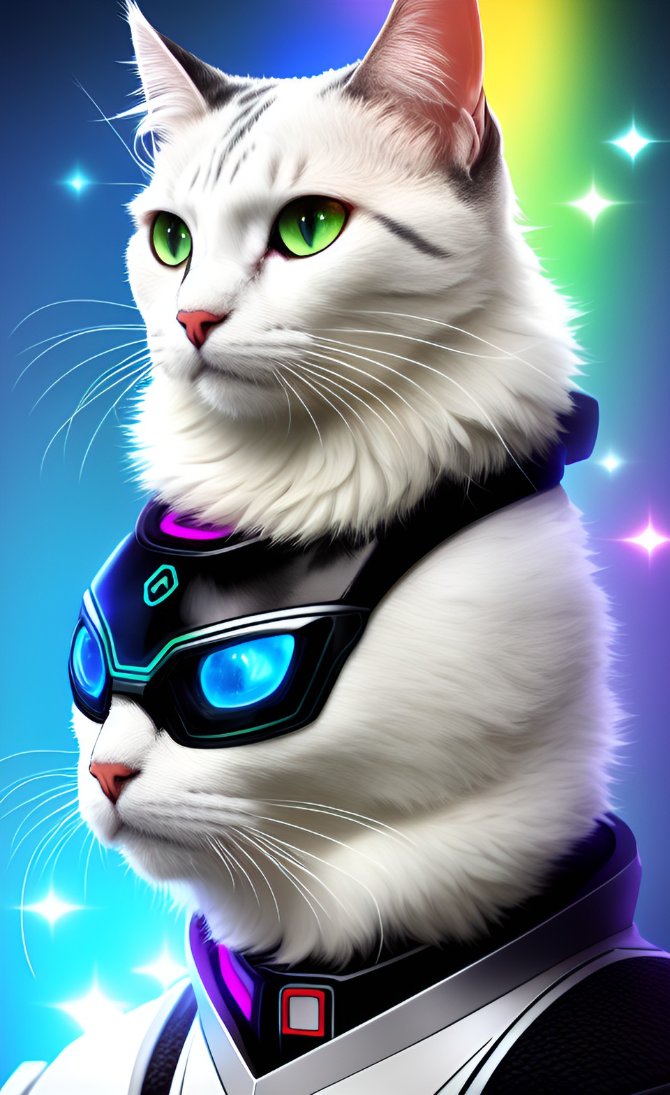 a futuristic￼ cat preview