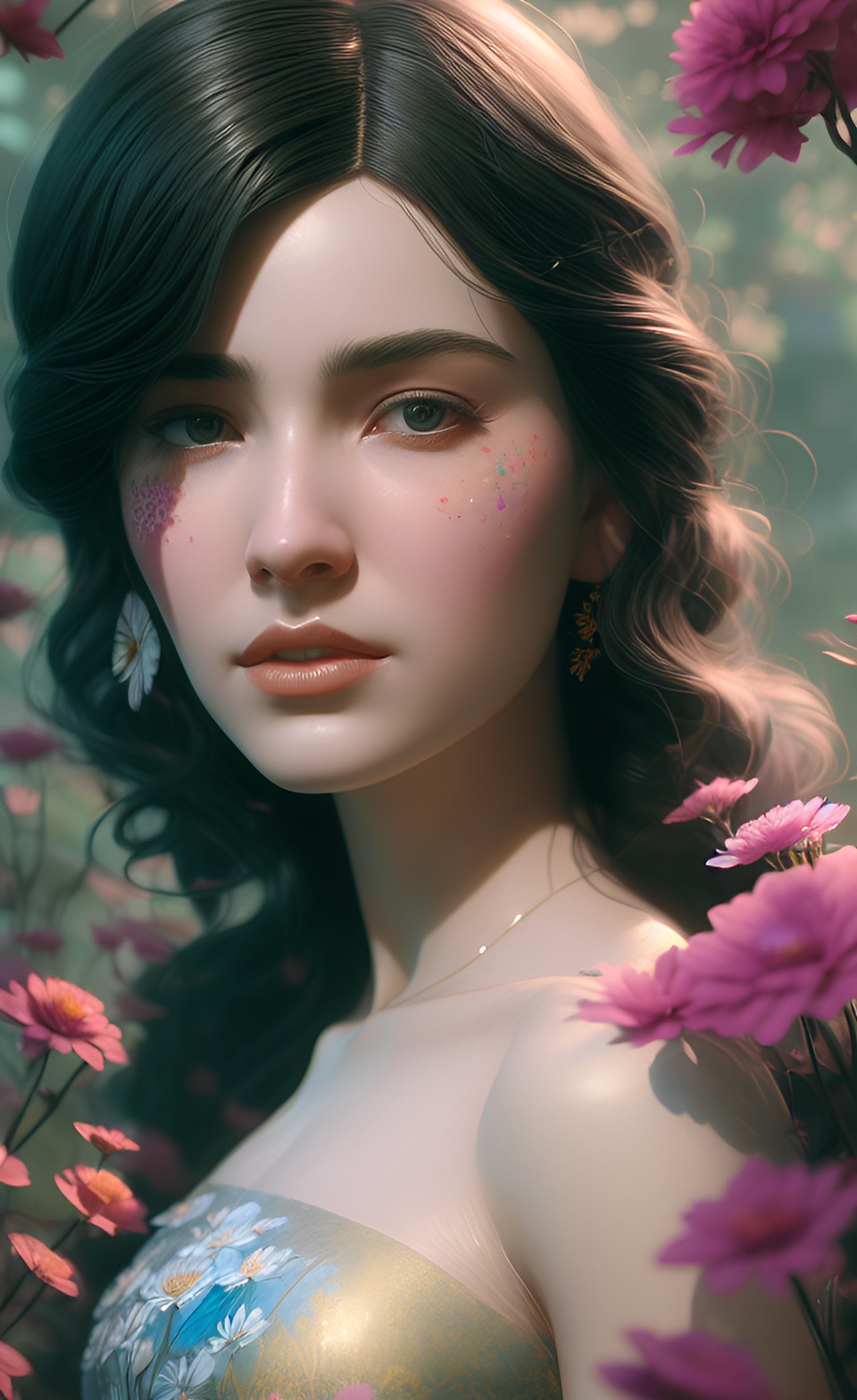 dream lady, flowers preview