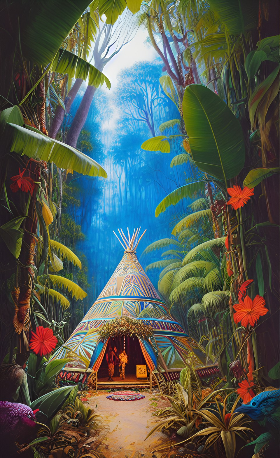 Tipi Jungle - ayahuasca jungle tipi ceremony preview