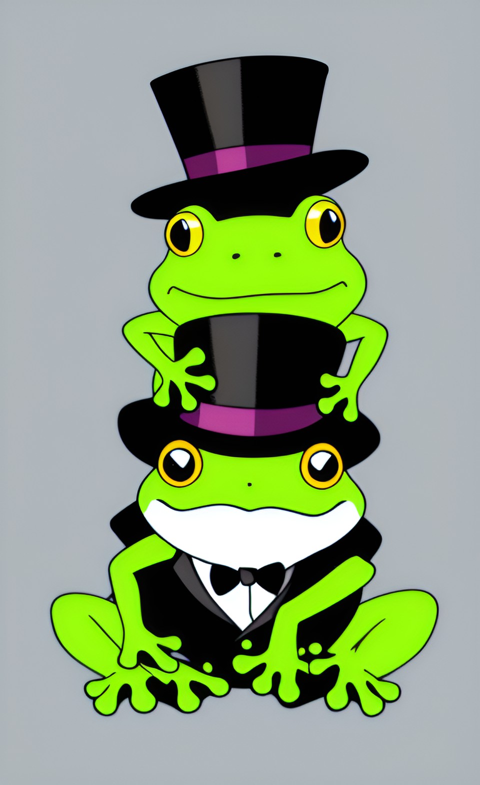 frog wearing a top hat because it is wednesday,.my dudes preview