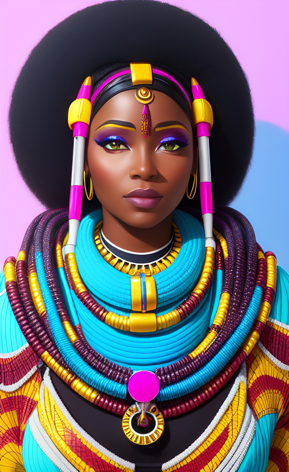 Muremi - futuristic african woman preview