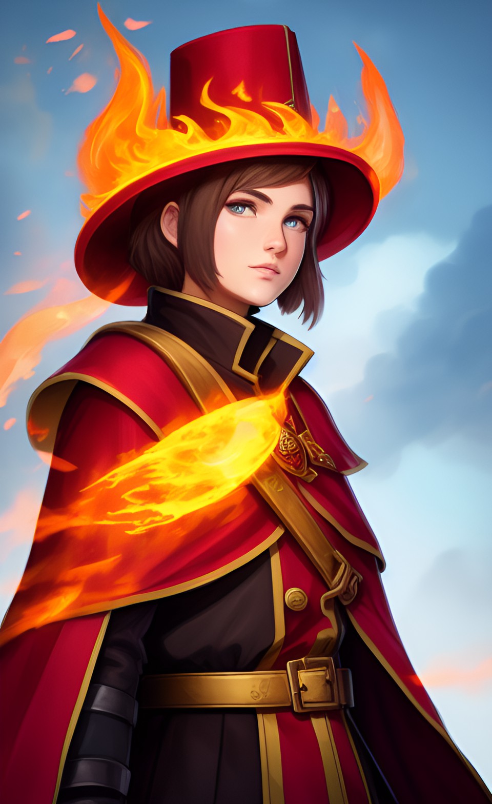 fire cleric portrait preview