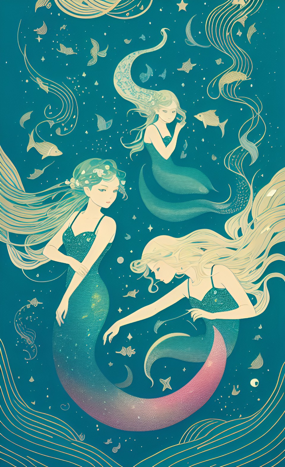 shimmering mermaids preview