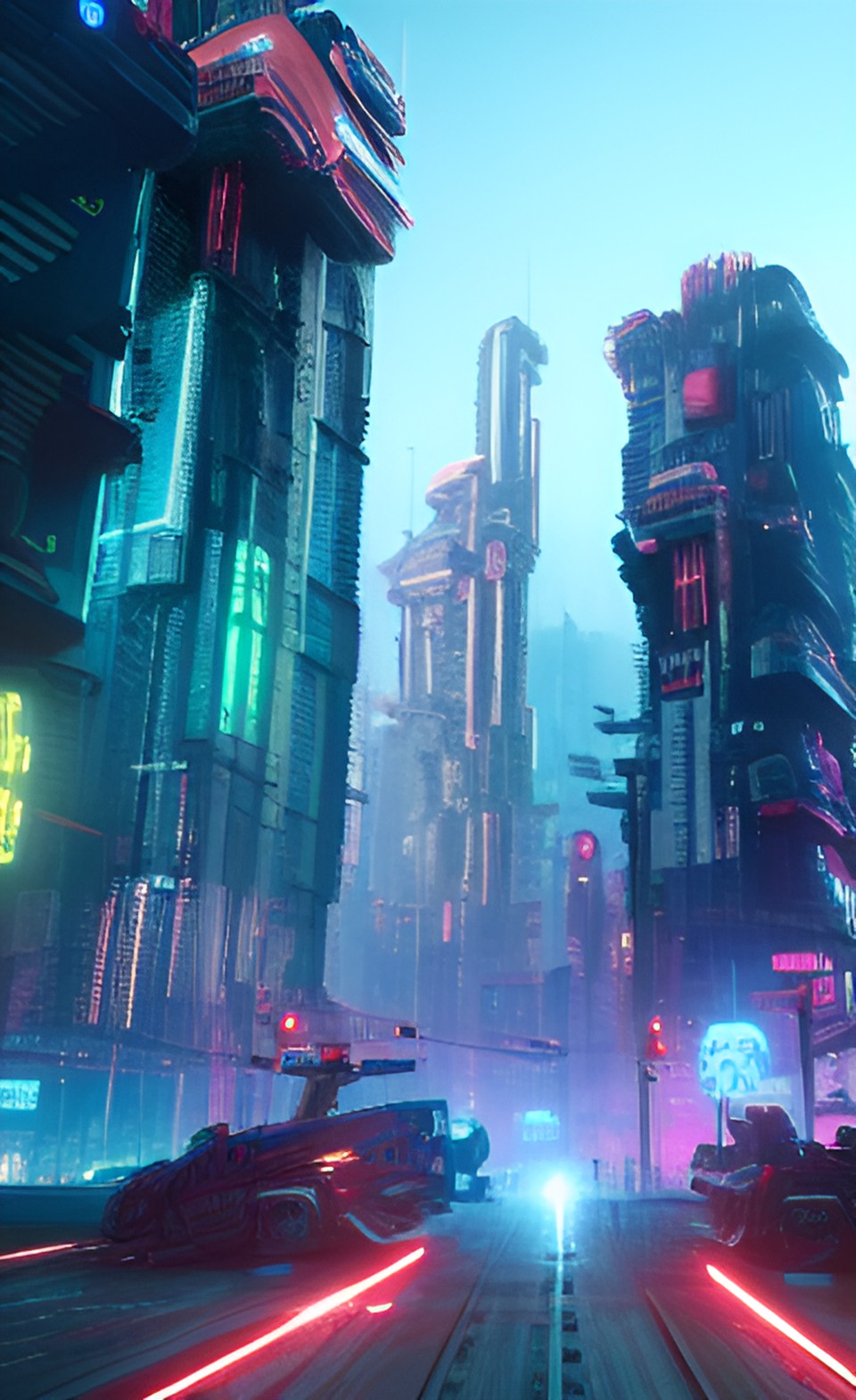 cyberpunk city preview