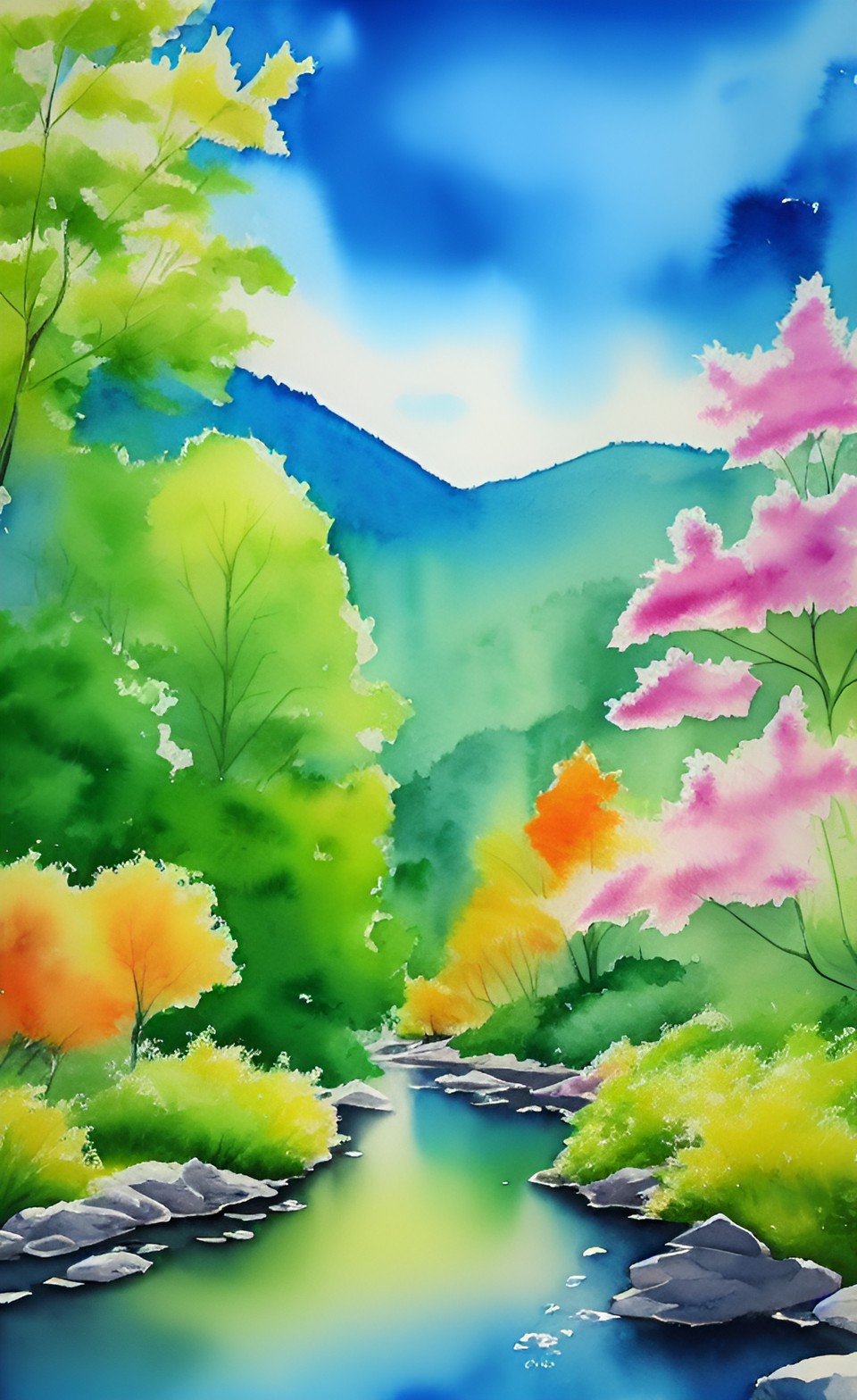 watercolor nature preview