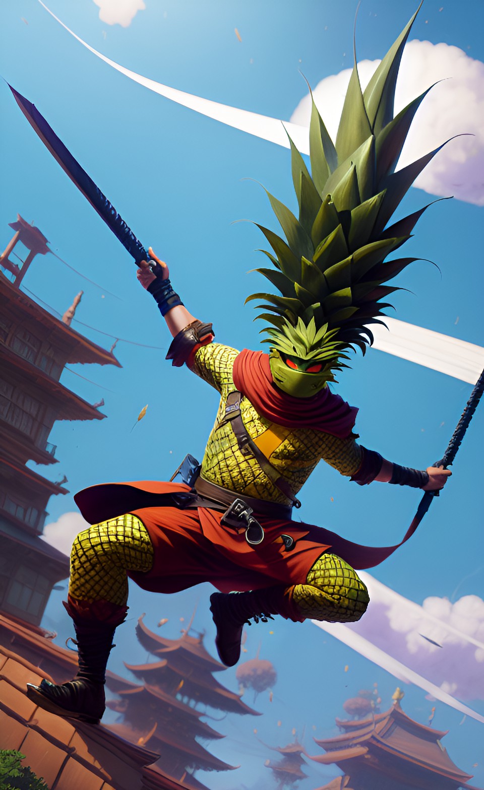 flying pineapple ninja preview