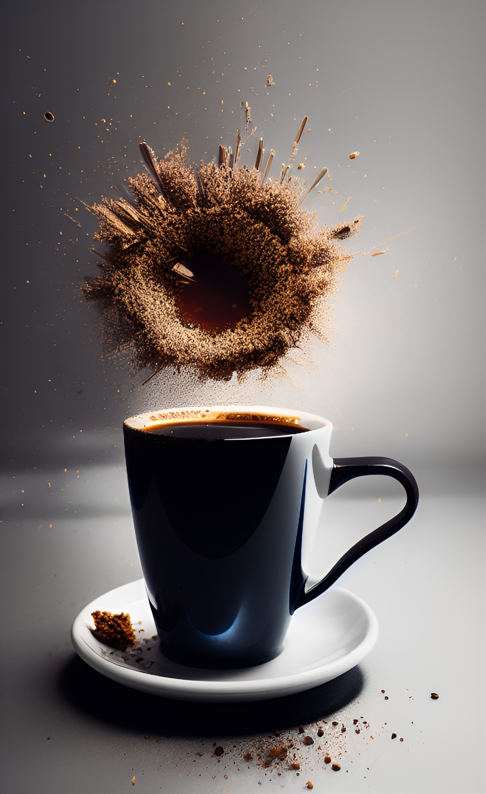 BANG goes the Coffee - cup of coffee shattered and blasted apart by a bullet preview