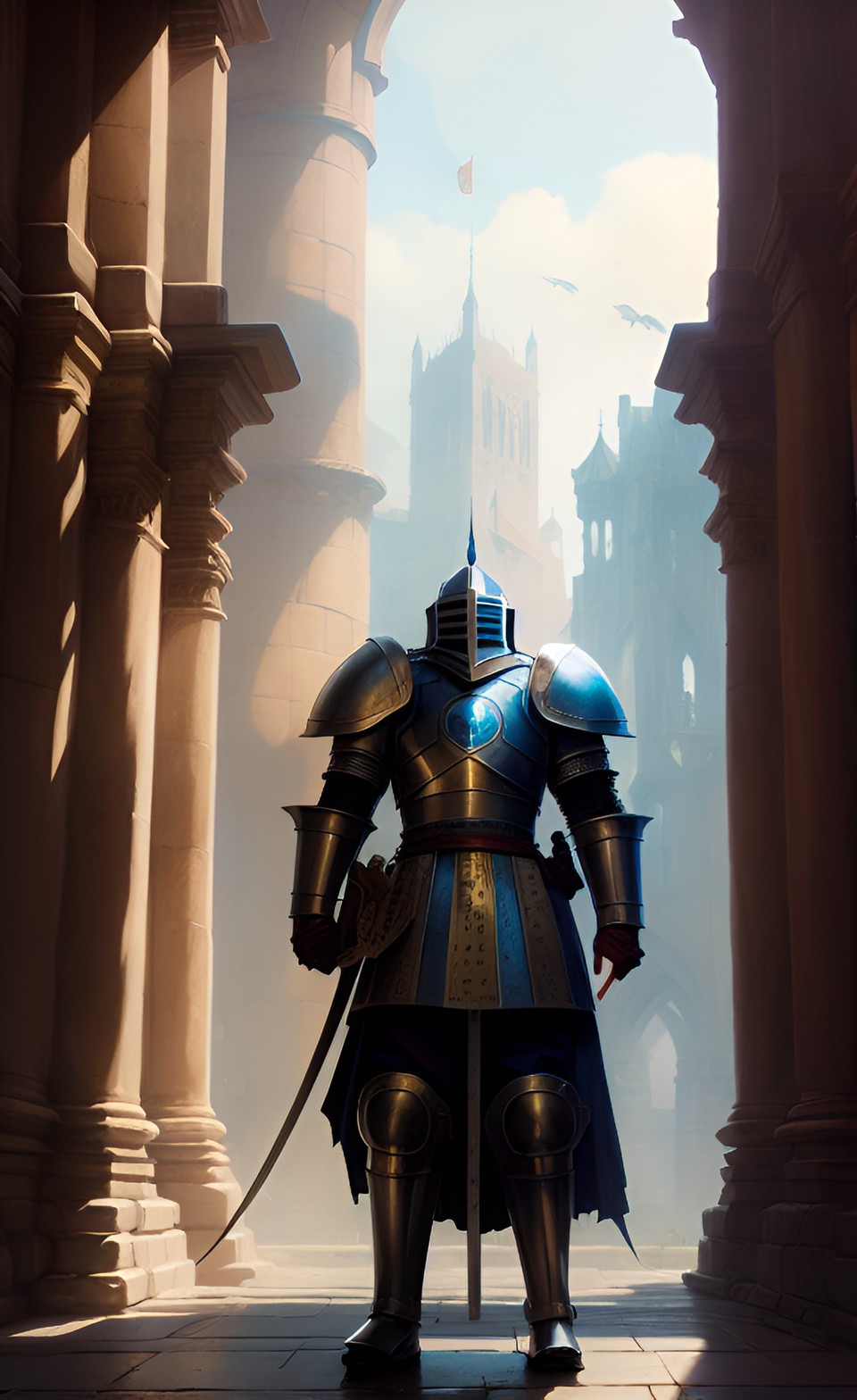 great knight - medieval knight, portal preview