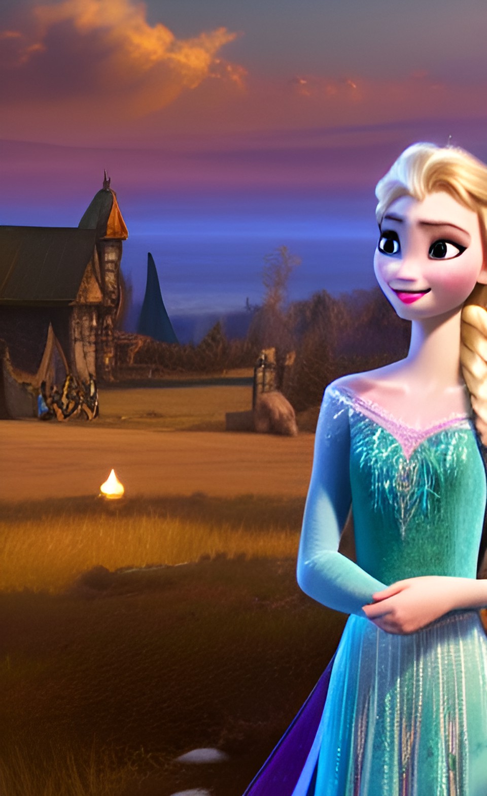 elsa from the movie frozen preview