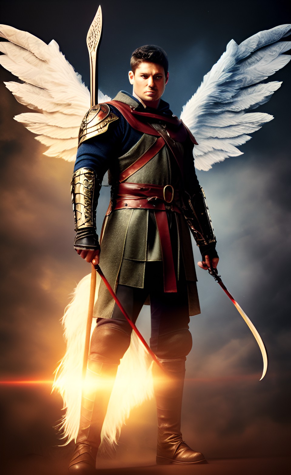 angel or devil - homem, forte, medieval, anjo, arqueiro, veloz, deus e o diabo preview