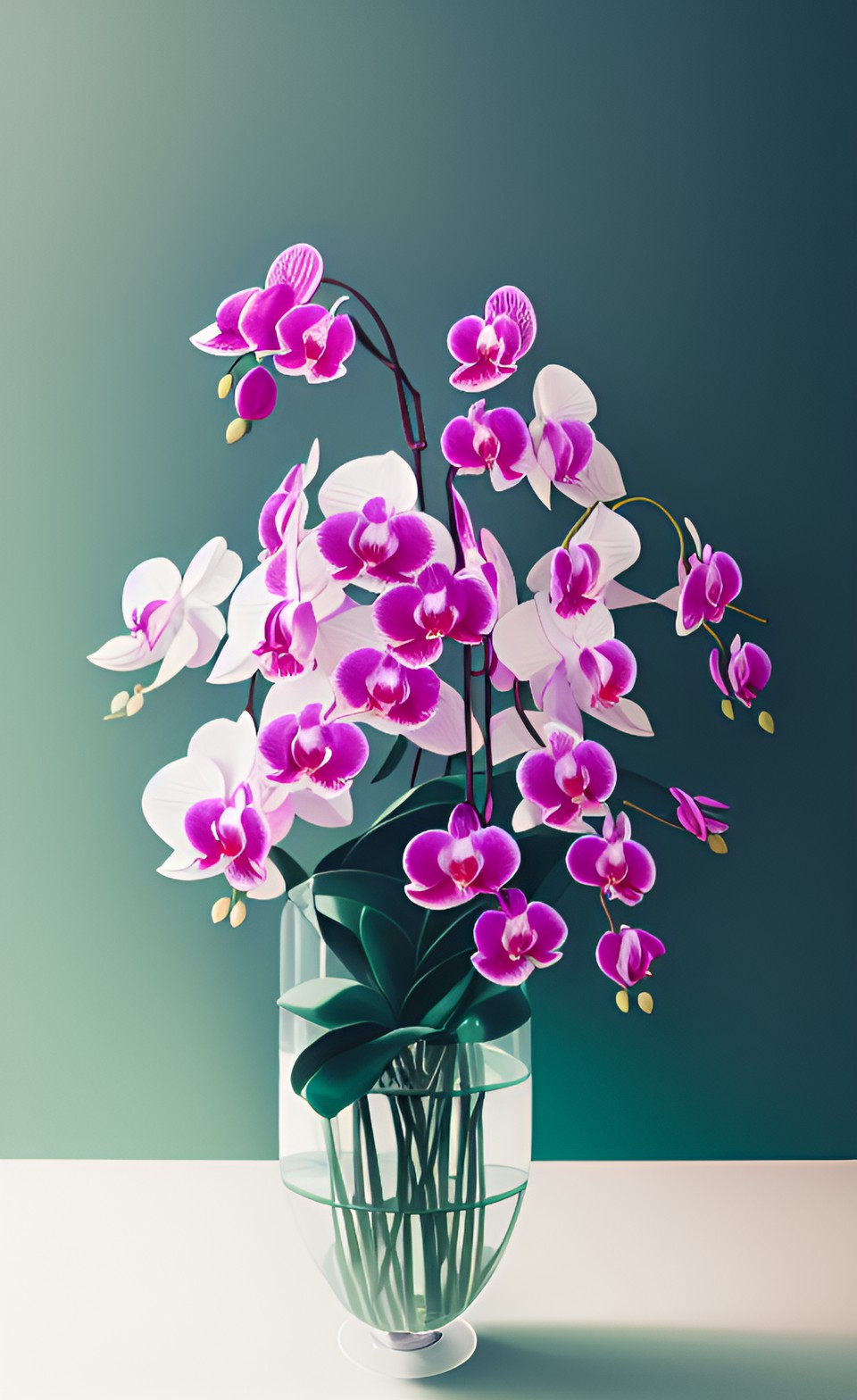 Orchid vase - orchids in vase preview