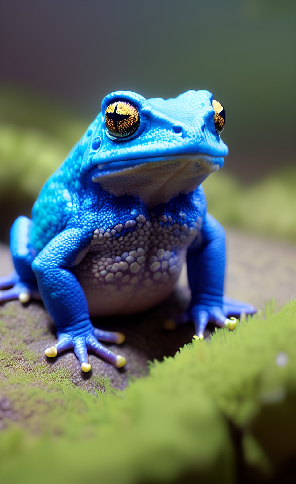 New Toads 1 - cute glowing soft pastel toad in nature preview