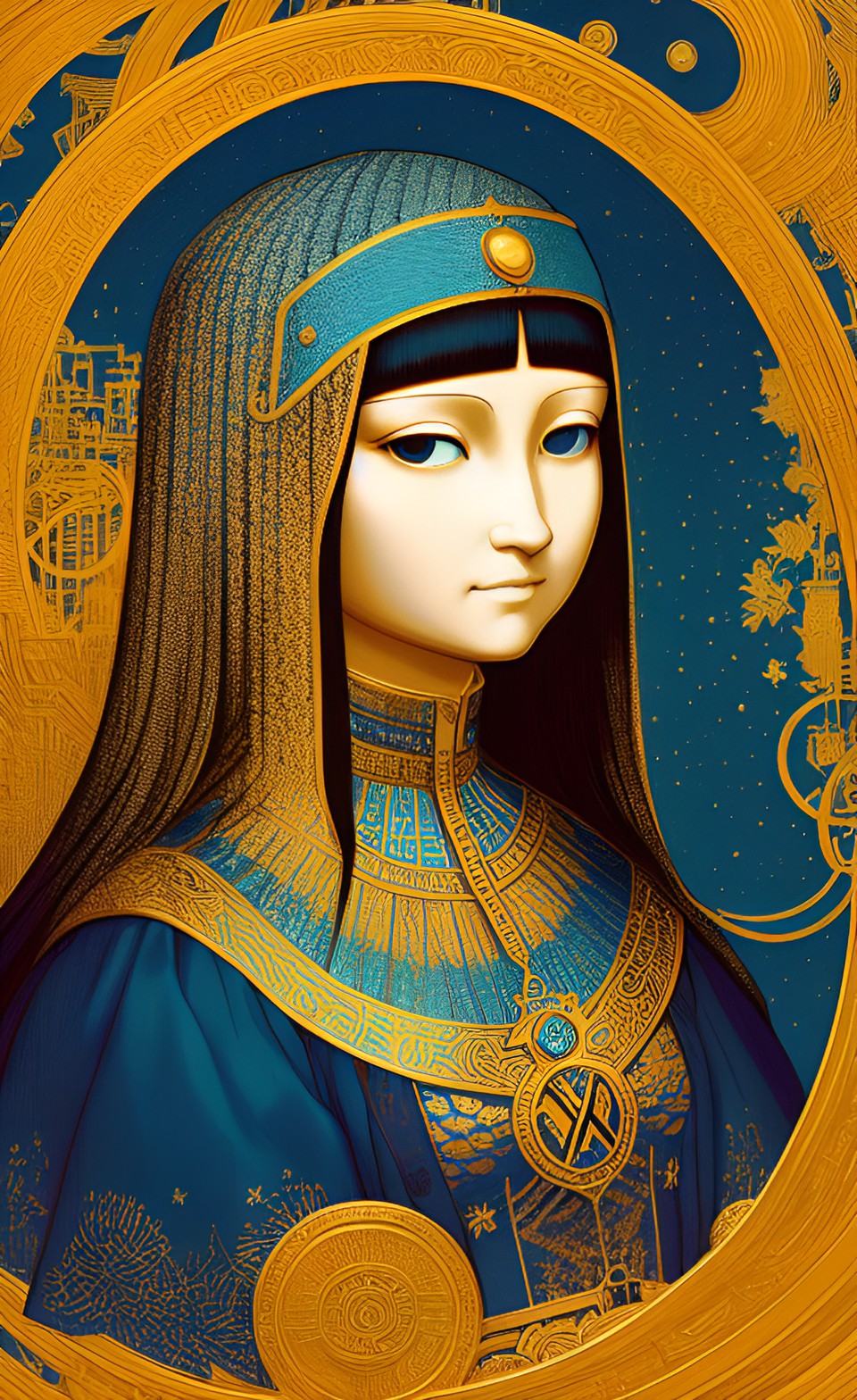 golden silver monalisa preview