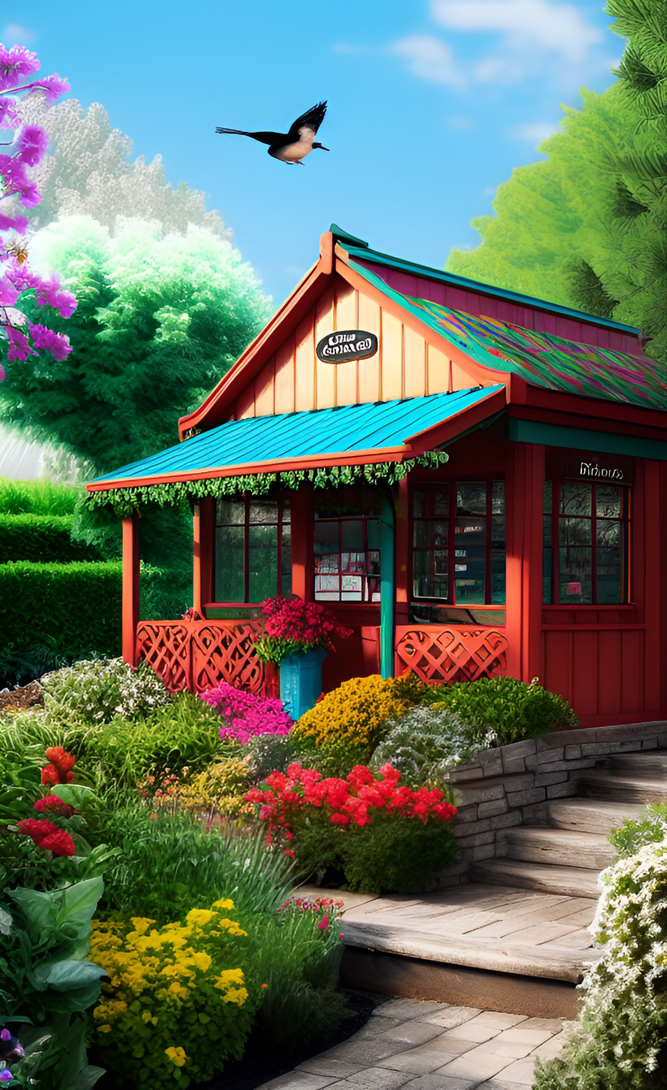 "birds garden cafe" preview