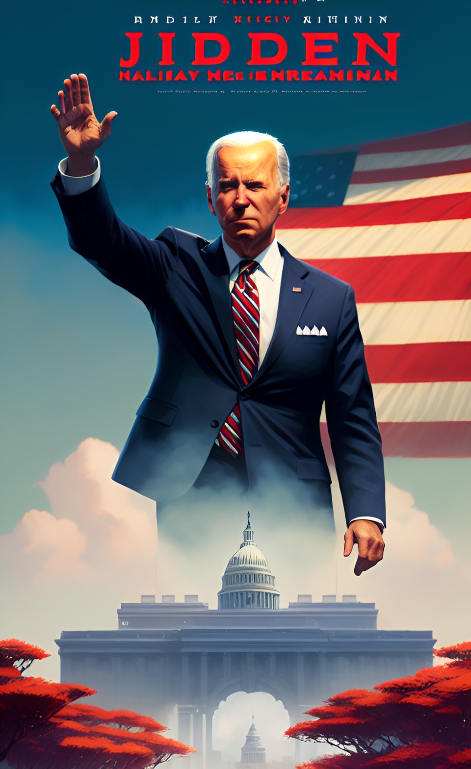 Jidden - joe biden movie poster preview