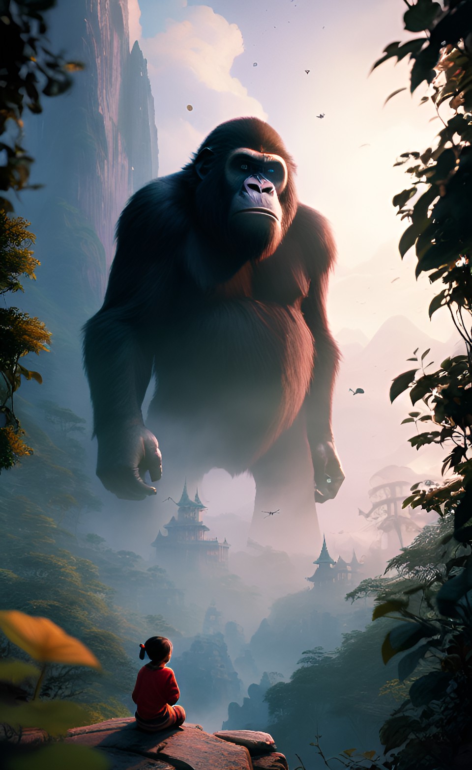 king kong the giant monkey and the little princess preview