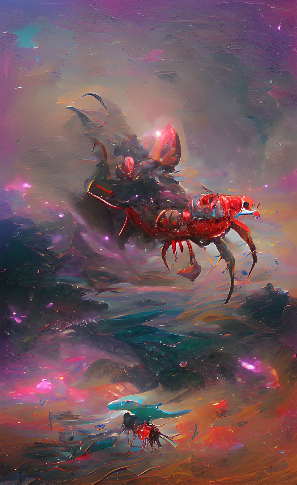 A crab friend - space lobster preview