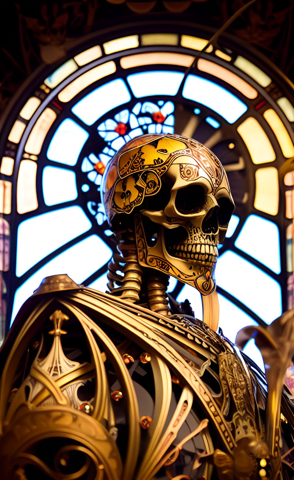 alphonse mucha skeleton preview