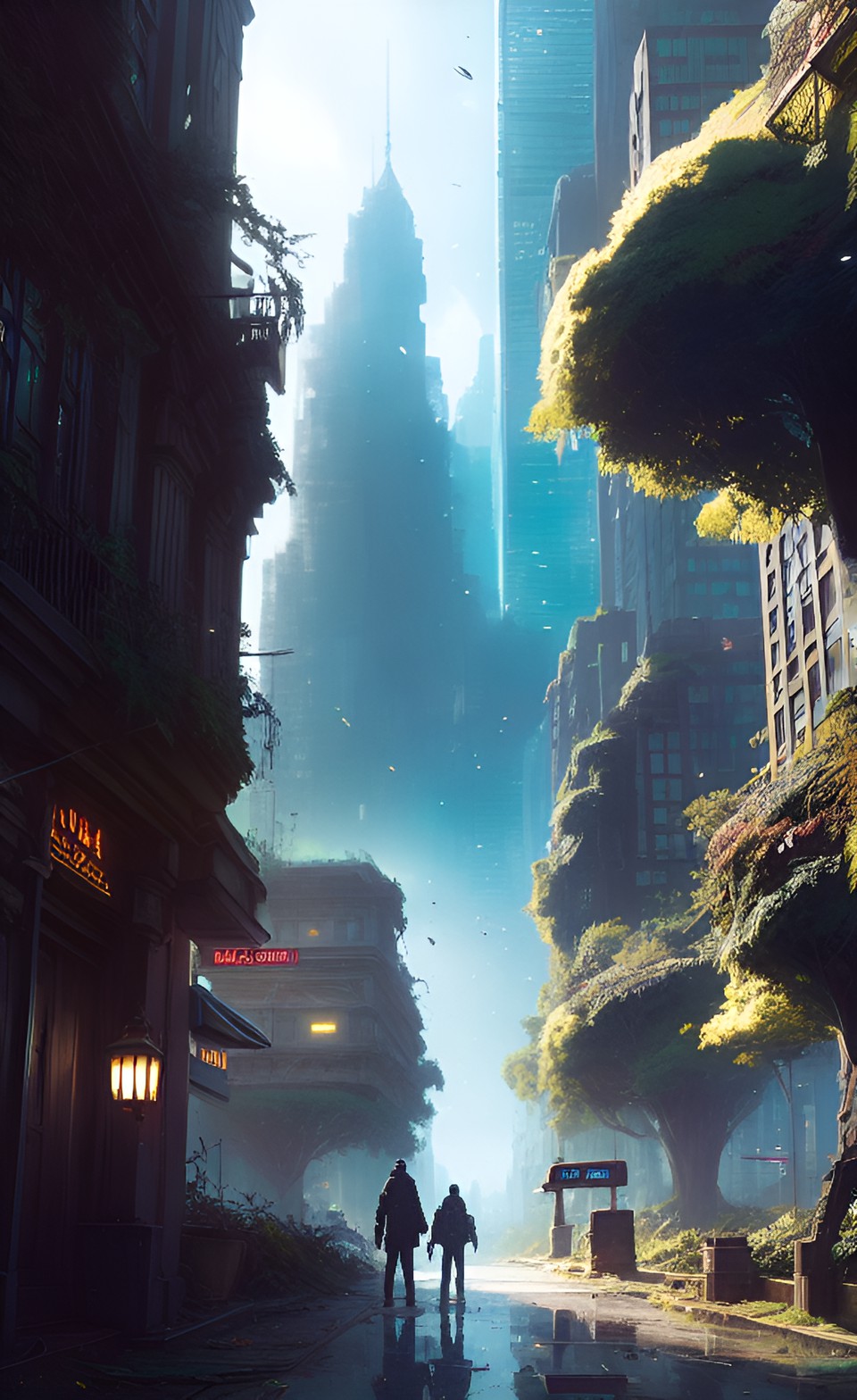 overgrown city preview