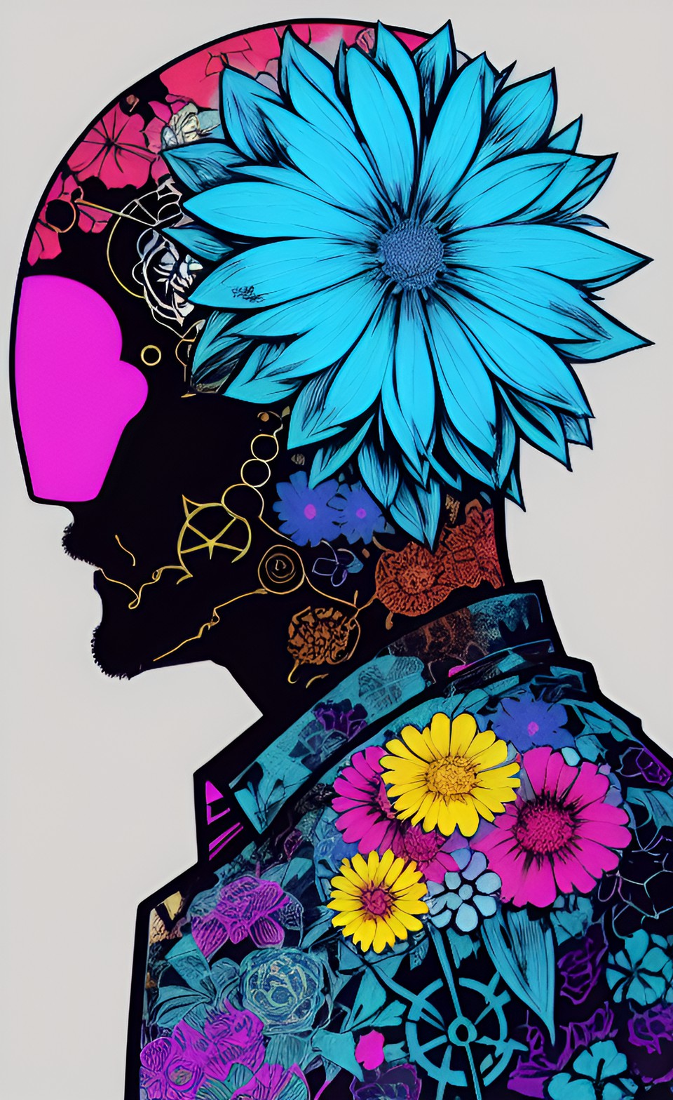 head and flowers anime v2 vector v2 item v2 rorschach v2 hdr v2 preview