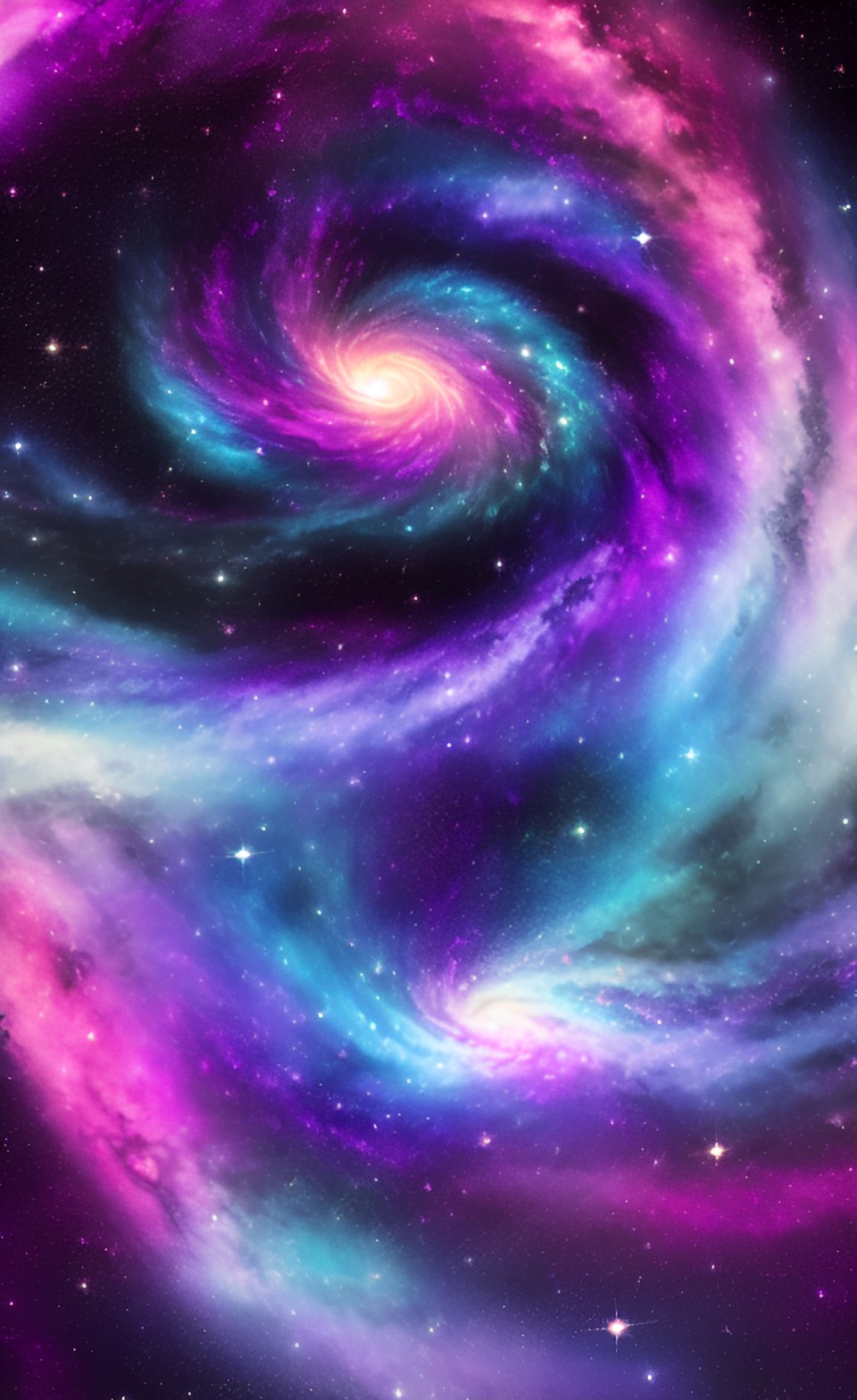 purple galaxy spinning preview