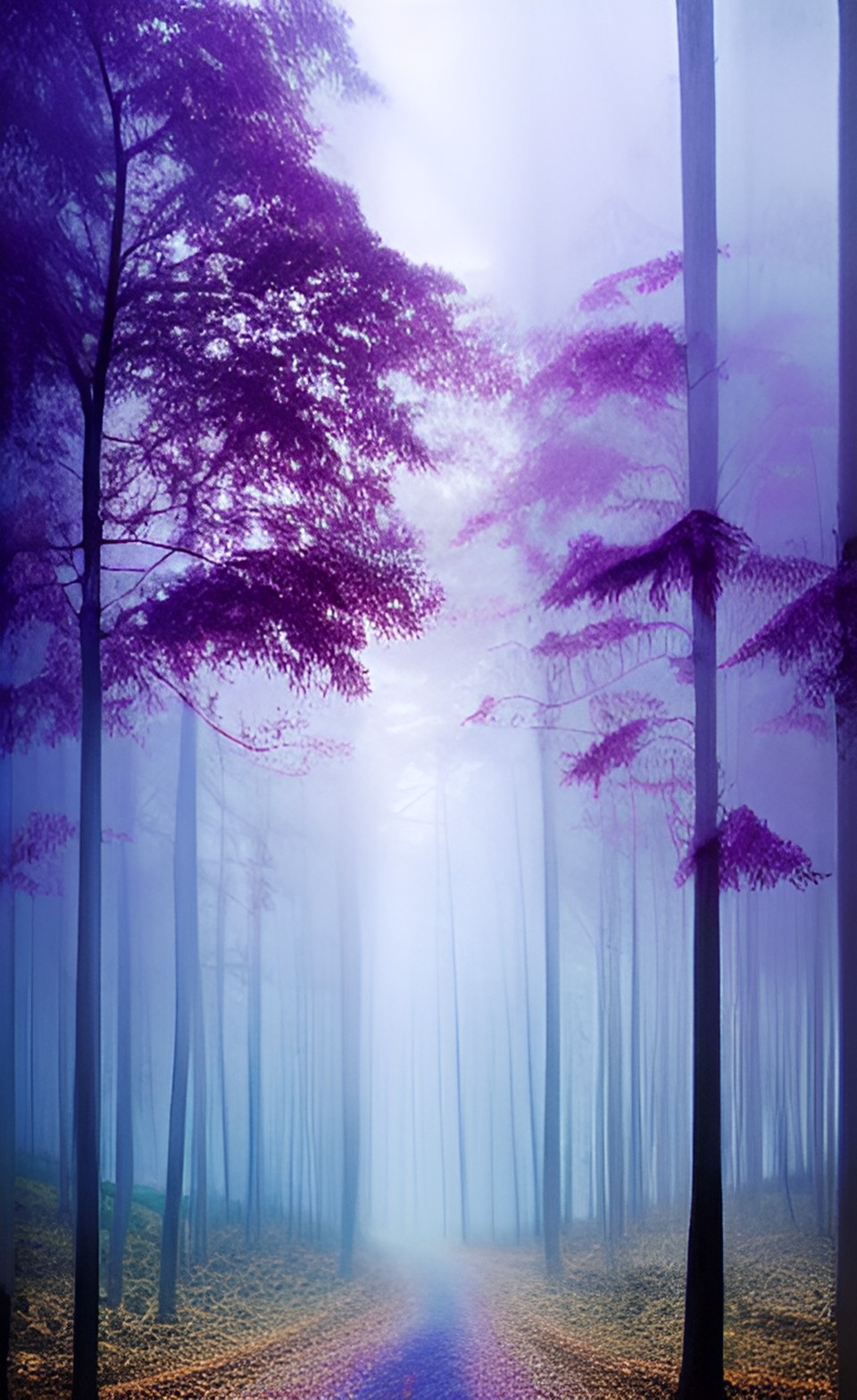 cloudy forest purple preview