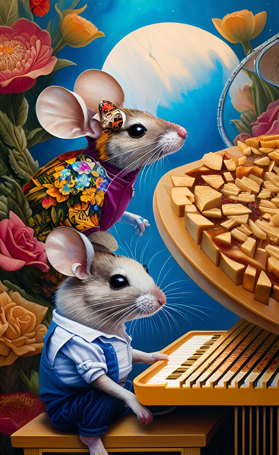 Play it again mouse - a cheese piano and a mouse playing a tune preview