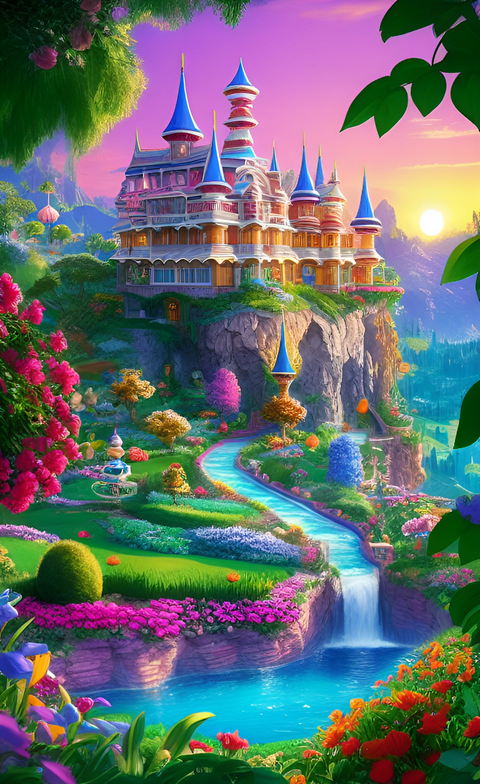 sunset valley palace in wonderland preview