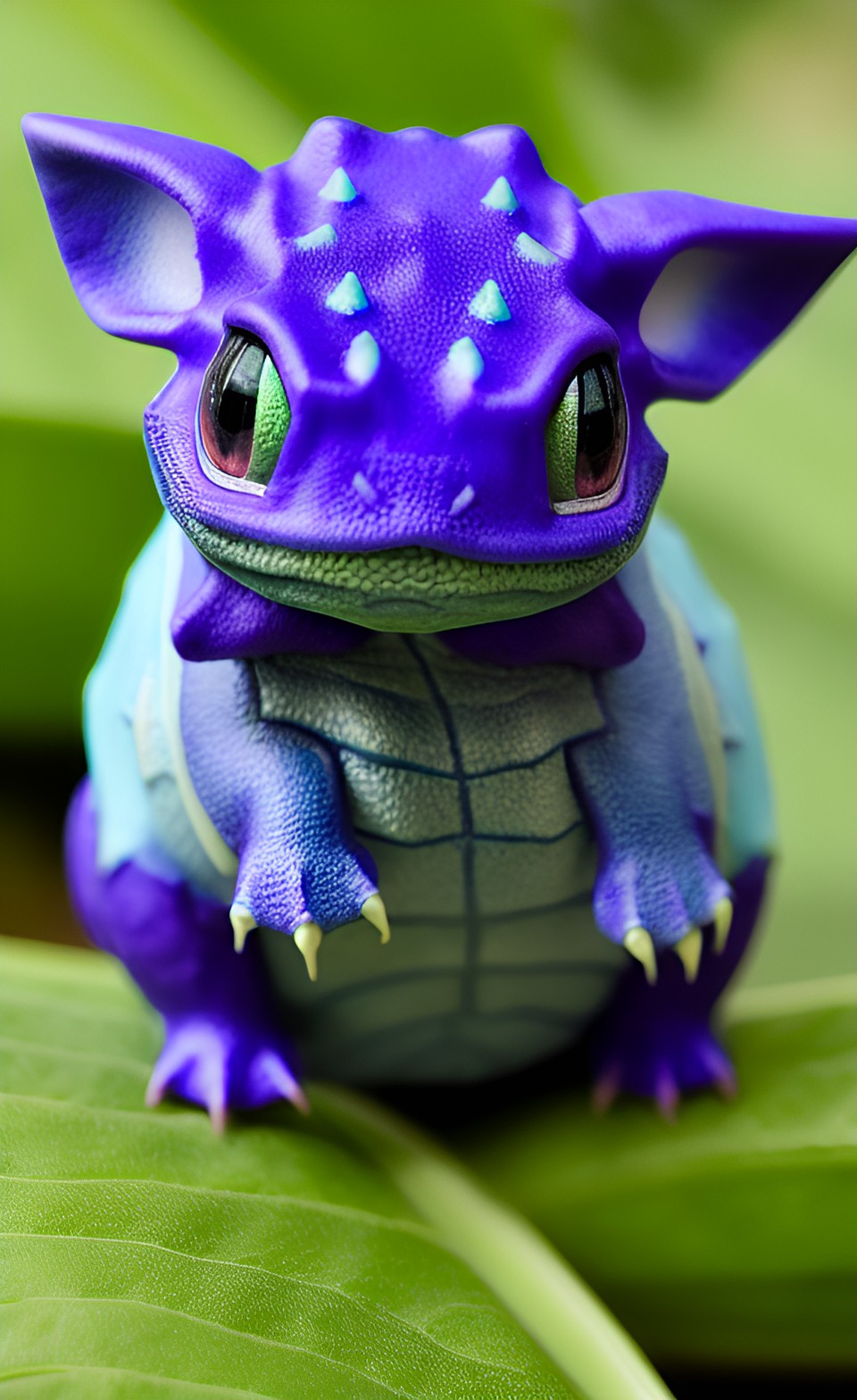 Poison Bulbasaur - poison type bulbasaur, violet eyes preview