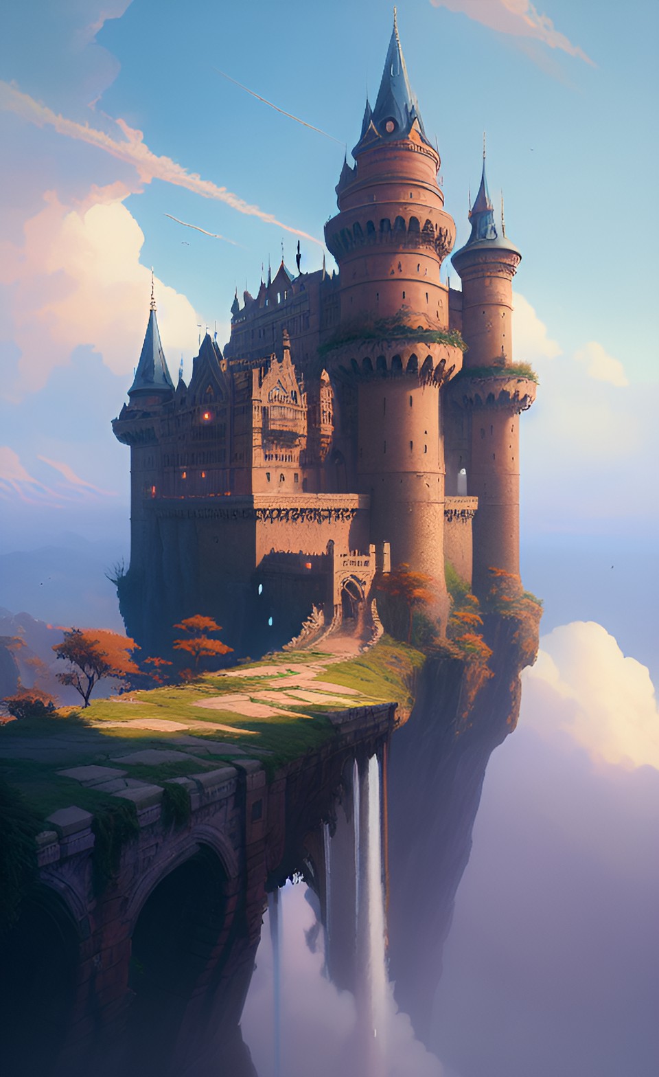 ruined castle in the clouds preview