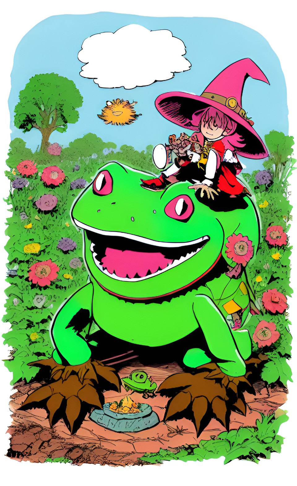 behold! the sacrificial frog! come for the ritual, all ye swamp witches! preview