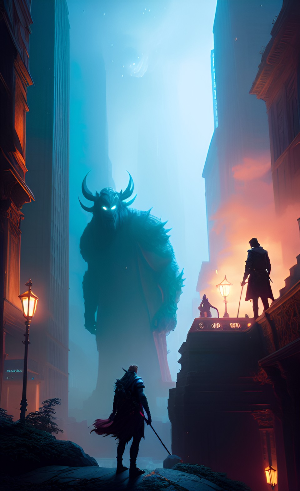 I think I saw us - epic fantasy, godlike monster in the mist preview