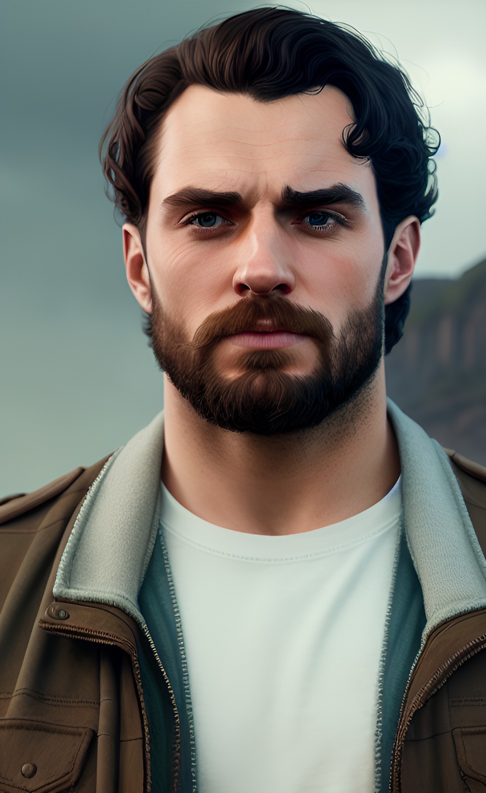 aaron taylor johnson and henry cavill portrait face preview