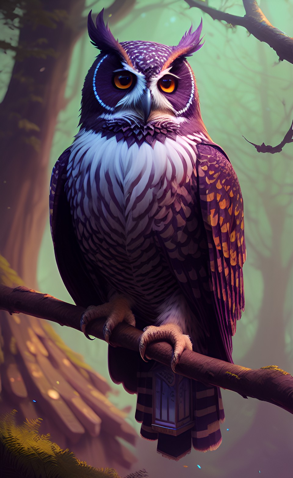 owl magic tree wizard preview