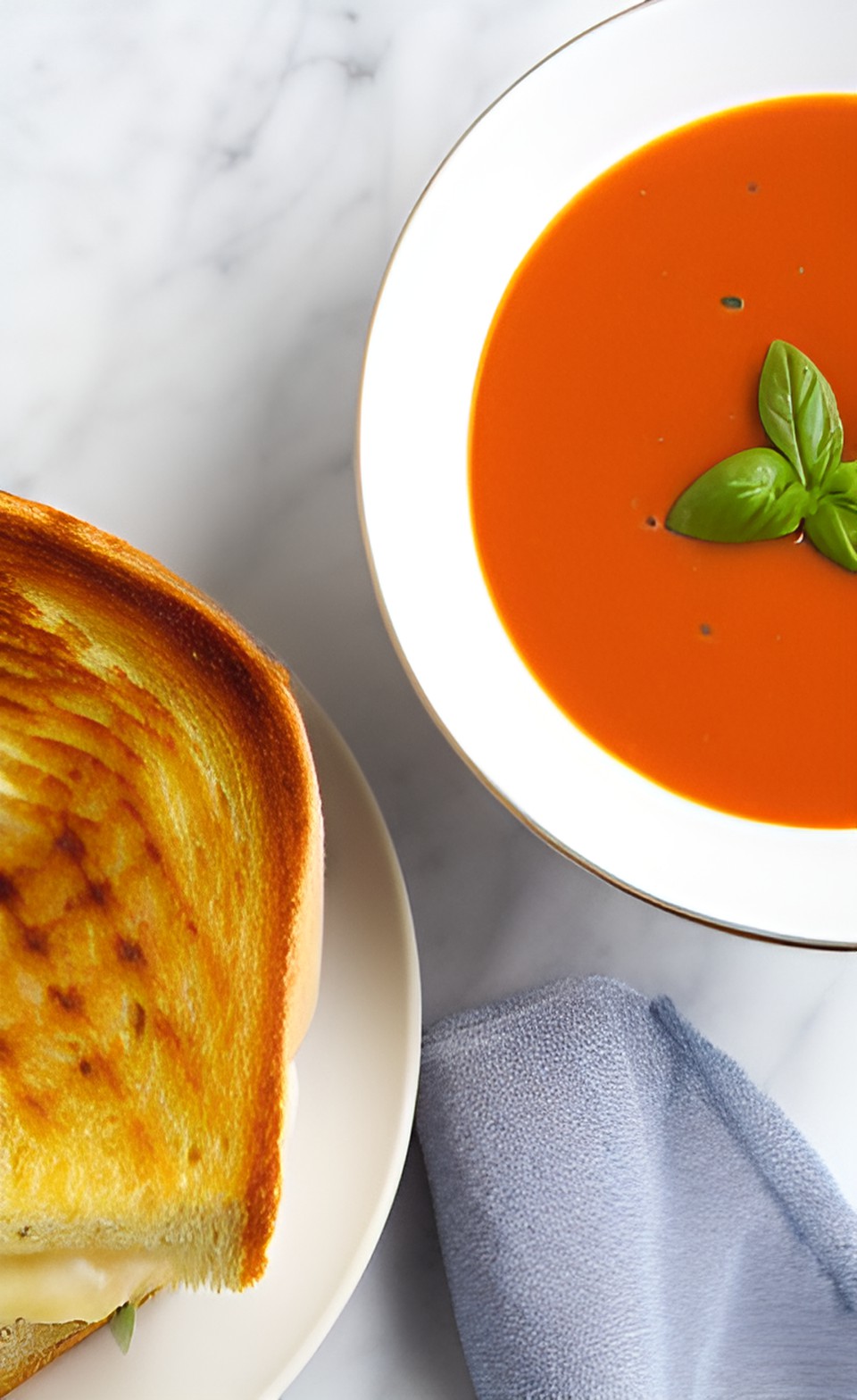 grilled cheese sandwich and tomato soup preview