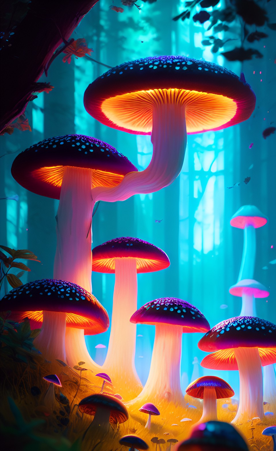 mystery neon magic mushrooms preview