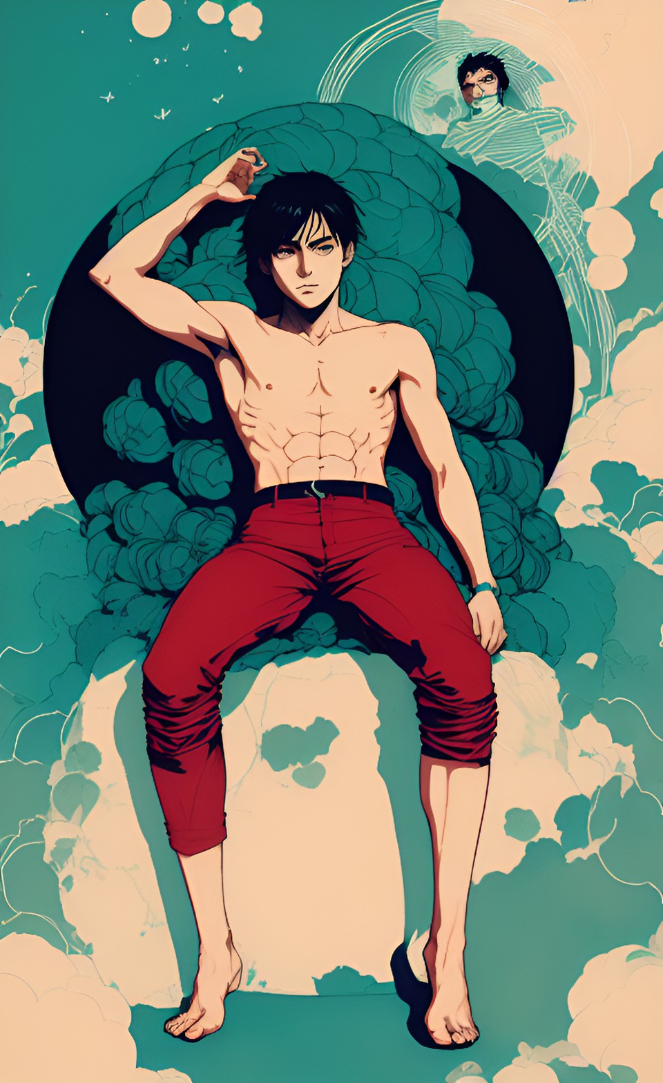 eren jäger shirtless, feet preview