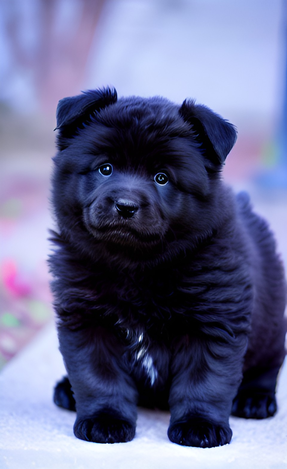 black chow chow puppy preview