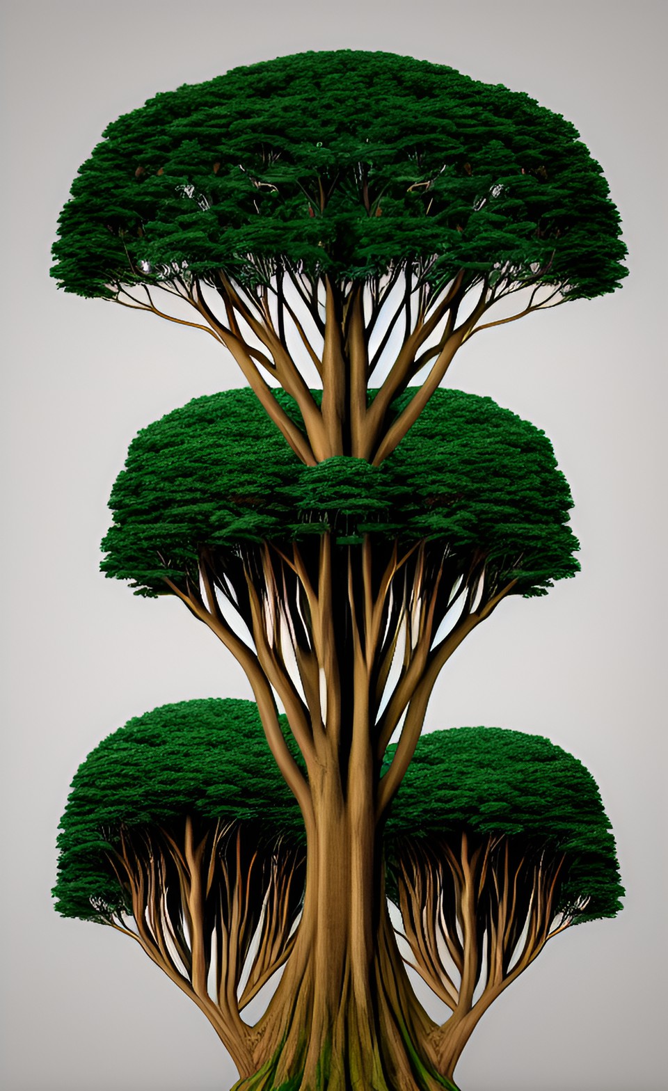 hierarchical diagram of trees and humans preview