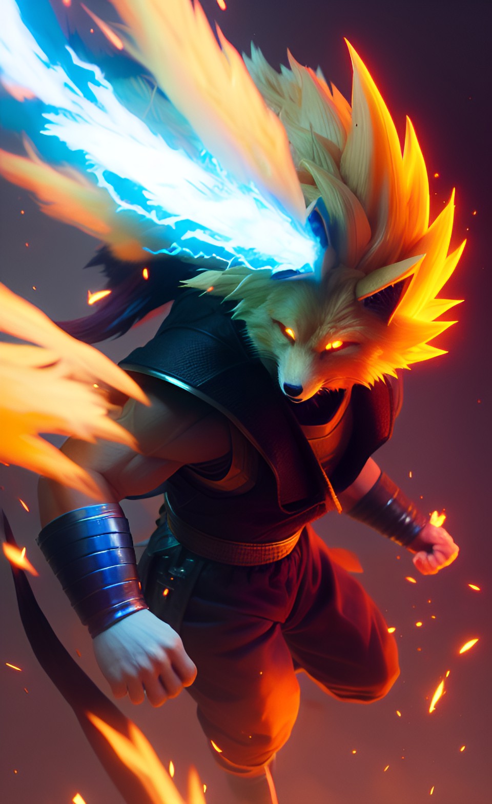 super saiyan fox preview