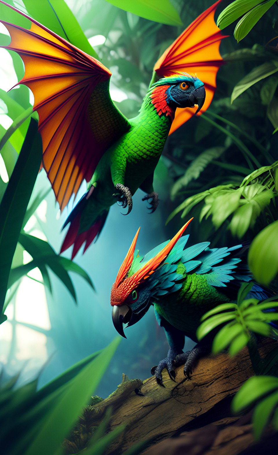 parrot dragon preview