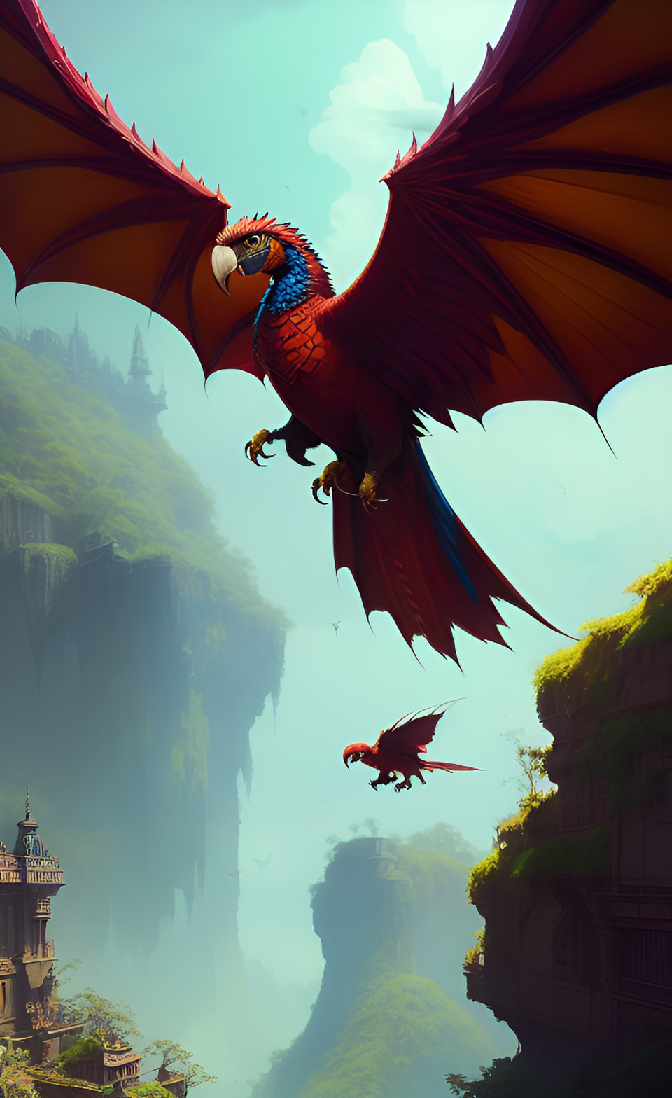 parrot dragon preview