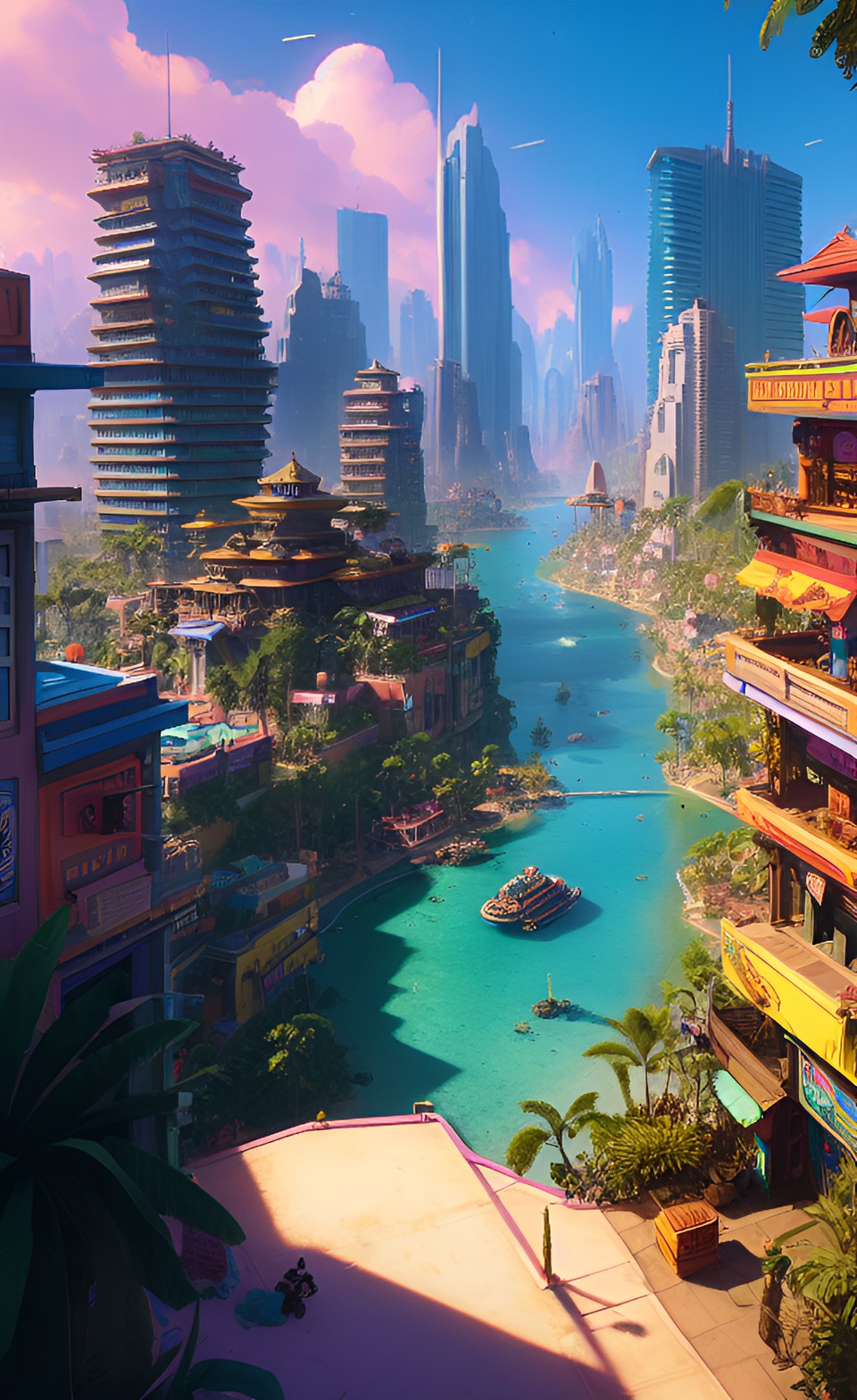 badussy city the main city in floptropica preview