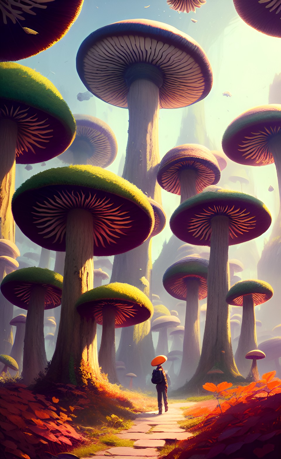 giant mushrooms preview